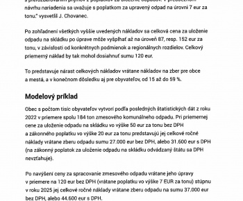 Aktuality / Zmeny v odpadovom hospodárstve, ktoré nás čakajú od 01.01.2025 - foto